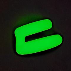 Glow-in-the-Dark Silicone Double Cock Ring