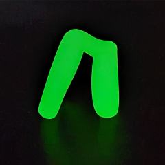 Glow-in-the-Dark Silicone Double Cock Ring