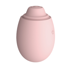 Pink Color 5 Speeds Silicone Rechargeable vibrator with Tapping