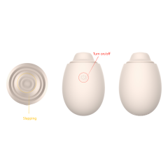 Pink Color 5 Speeds Silicone Rechargeable vibrator with Tapping