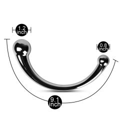 9.1'' G-Spot Metal Wand Anal Prostate Massager