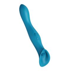 Green 9-Mode Vibrating & Tongue-Licking Medical-Grade Silicone Vibrator