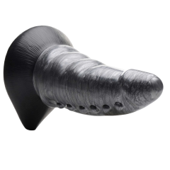 8.27'' Grey Textured Fantasy Silicone Dildo