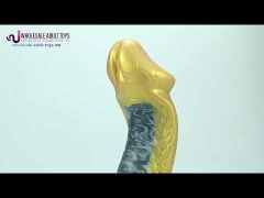 Customizable 9.06'' Fantasy Snake-Themed Silicone Dildo