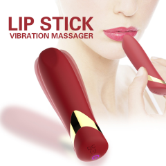 10-Mode Luxury Red Rechargeable (Plug-In) WaterproofSilicone Bullet Vibrator