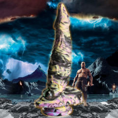 11.03'' One-Eyed Multicolor Monster Silicone Dildo