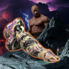 11.03'' One-Eyed Multicolor Monster Silicone Dildo