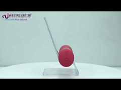 10-Mode Luxury Red Rechargeable (Plug-In) WaterproofSilicone Bullet Vibrator