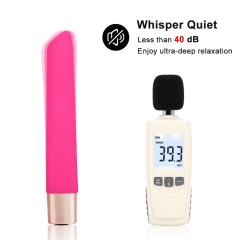 16 Modes Magenta Waterproof Rechargeable Slim Silicone Bullet Vibrator