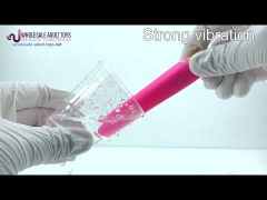 Customizable 16 Modes Magenta Waterproof Rechargeable Slim Silicone Bullet Vibrator