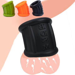 2.25'' Black Thick Silicone Cock Ring - Stretchy & Durable