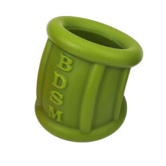 2.25'' Green Thick Silicone Cock Ring - Stretchy & Durable