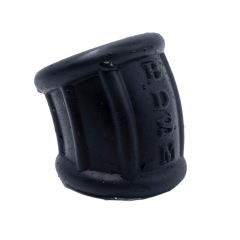 2.25'' Black Thick Silicone Cock Ring - Stretchy & Durable