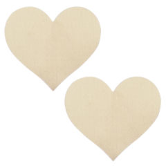 8-Piece Multicolor Heart Nipple Pasties Set – Reusable, Self-Adhesive, Waterproof Polyester