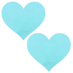 8-Piece Multicolor Heart Nipple Pasties Set – Reusable, Self-Adhesive, Waterproof Polyester