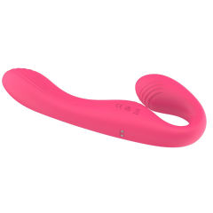 8.27'' Magenta App-Controlled Silicone Double-Ended Vibrator – 9 Vibration Modes, USB-Magnetic Rechargeable, Waterproof