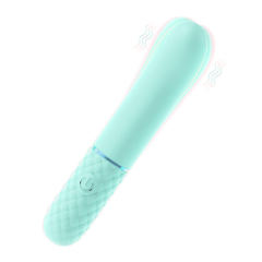 Customizable 4.73'' Mint Green Silicone Mini G-Spot Vibrator