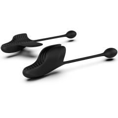 10 Modes Black App-Controlled Waterproof Rechargeable Long-Tail Vibrator