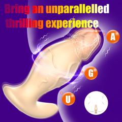 5.12'' Flesh Swinging Silicone Dildo Vibrator – 9 Modes, 360° Swing Motion, App-Controlled, Rechargeable, Waterproof