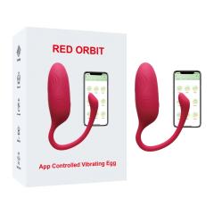Customizable 10-Speed Red Color Vibrating Egg with App Control