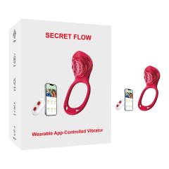 5.12'' Red Wearable Vibrating Panty Toy – 9 Modes, App-Controlled + Remote, Magnetic USB Rechargeable, Waterproof