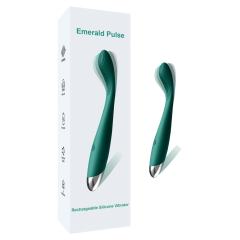 Customizable 10-Speed Green Rechargeable Silicone Clitoral G-Sport Vibrator