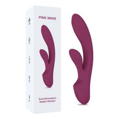 Customizable 7.88 Inch 12-Mode Waterproof Rechargeable Silicone Purple Dual-Stimulation Rabbit Vibrator