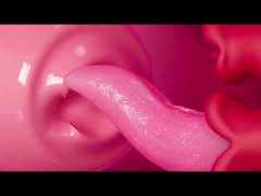 Customizable Red App-Controlled Tongue Vibrator – 9 Vibrating + 9 Tongue-Licking + 9 Rotating Modes Rechargeable Dual-Tongue Stimulation