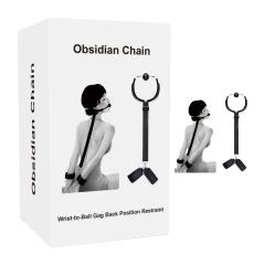 Customizable Wrist-to-Ball Gag Back Position Restraint