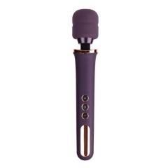 13.00" Dark Purple Rechargeable Silicone Wand Massager – 10 Vibrating Modes Powerful Full-Body Stimulation