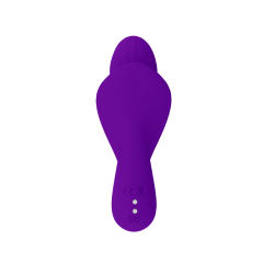 5.40" Purple Rechargeable Silicone Clitoral Vibrator – 10 Vibrating Modes Compact Design