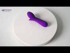 Customizable 5.40" Purple Rechargeable Silicone Clitoral Vibrator – 10 Vibrating Modes Compact Design