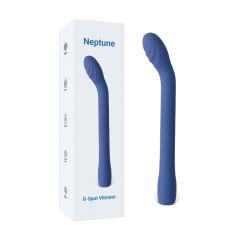 10-Speed Blue Rechargeable Silicone Classic G-Spot Vibrator
