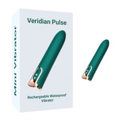 Customizable 10-Speed Green & Rose Gold Rechargeable Waterproof Vibrator