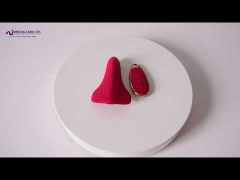 Customizable 9 Vibrating Modes Red Rechargeable Silicone Remote Control Panty Vibrator