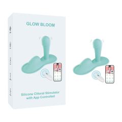 Customizable 9-Speed App-Controlled Silicone Hands-Free Ride-On Vibrator in Cyan with Dual Motor G Spot & Clitoral Stimulator