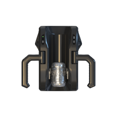 5-Speed Sucking & Vibrating Waterproof Automatic Black Male Masturbators
