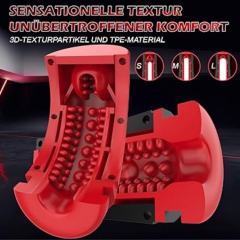 10-Speed Vibrating Waterproof Automatic Black Male Masturbators