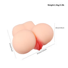 3.31LB Life-Like Flesh/Brown Colored TPE Sex Doll for Men
