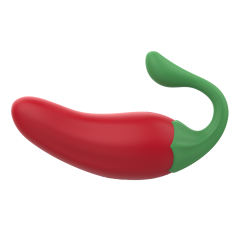 4.06" Chili Pepper App-Controlled Vibrator – 9 Vibrating Modes with Wireless Remote Control