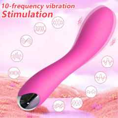 7.09" Magenta Rechargeable Silicone Vibrator with 4 Interchangeable Attachments – 20 Vibrating Modes