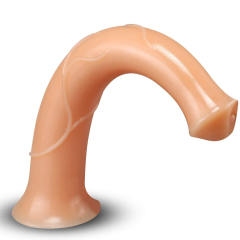 15.8" Ultra-Thick PVC Dildo – Horse Shape – Color Options Available (Black/Flesh/Brown/Dark Brow)