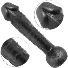 13" Thick PVC Dildo – Color Options Available (Black/Flesh/Brown/Dark Brow)
