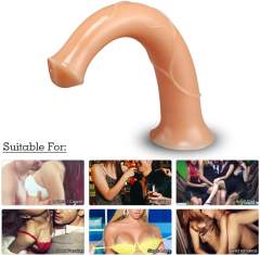 15.8" Ultra-Thick PVC Dildo – Horse Shape – Color Options Available (Black/Flesh/Brown/Dark Brow)