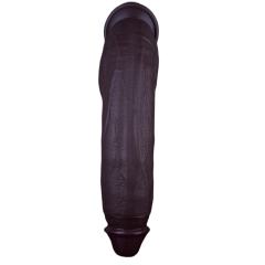 15" Ultra-Thick Silicone Dildo – Color Options Available (Flesh/Brown/Dark Coffee)