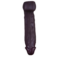 15" Ultra-Thick Silicone Dildo – Color Options Available (Flesh/Brown/Dark Coffee)