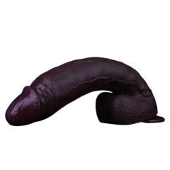 15" Ultra-Thick Silicone Dildo – Color Options Available (Flesh/Brown/Dark Coffee)