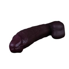 15" Ultra-Thick Silicone Dildo – Color Options Available (Flesh/Brown/Dark Coffee)