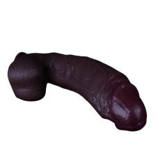 15" Ultra-Thick Silicone Dildo – Color Options Available (Flesh/Brown/Dark Coffee)