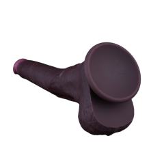 15" Realistic Silicone Dildo – Color Options Available (Flesh/Brown/Dark Brown)